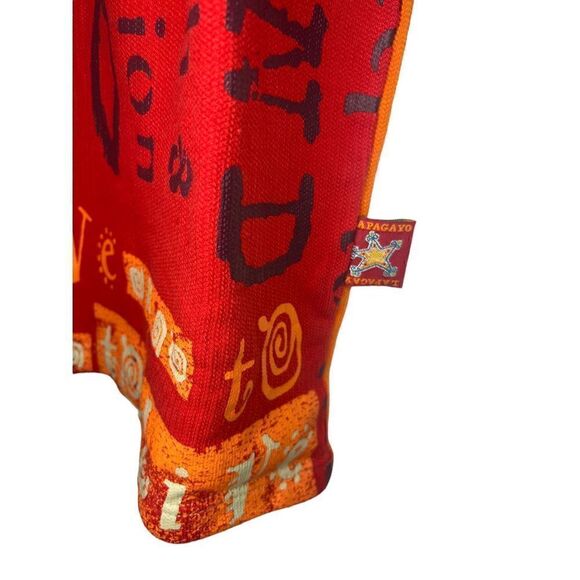 La Pagayo Women’s Medium Shirt Jacket 1/4 Zip Ribbed Hippie Colorful Indie NEW - Picture 7 of 9